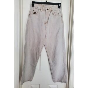 Wrangler Authentic Jeans Tan Beige Relaxed Fit Straight Leg Denim Pants Vtg 30‎